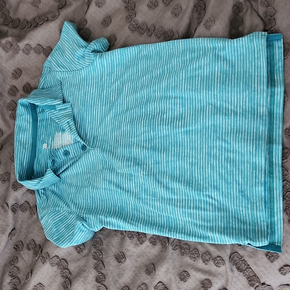 Short sleeve polo shirt,all in motion, teal